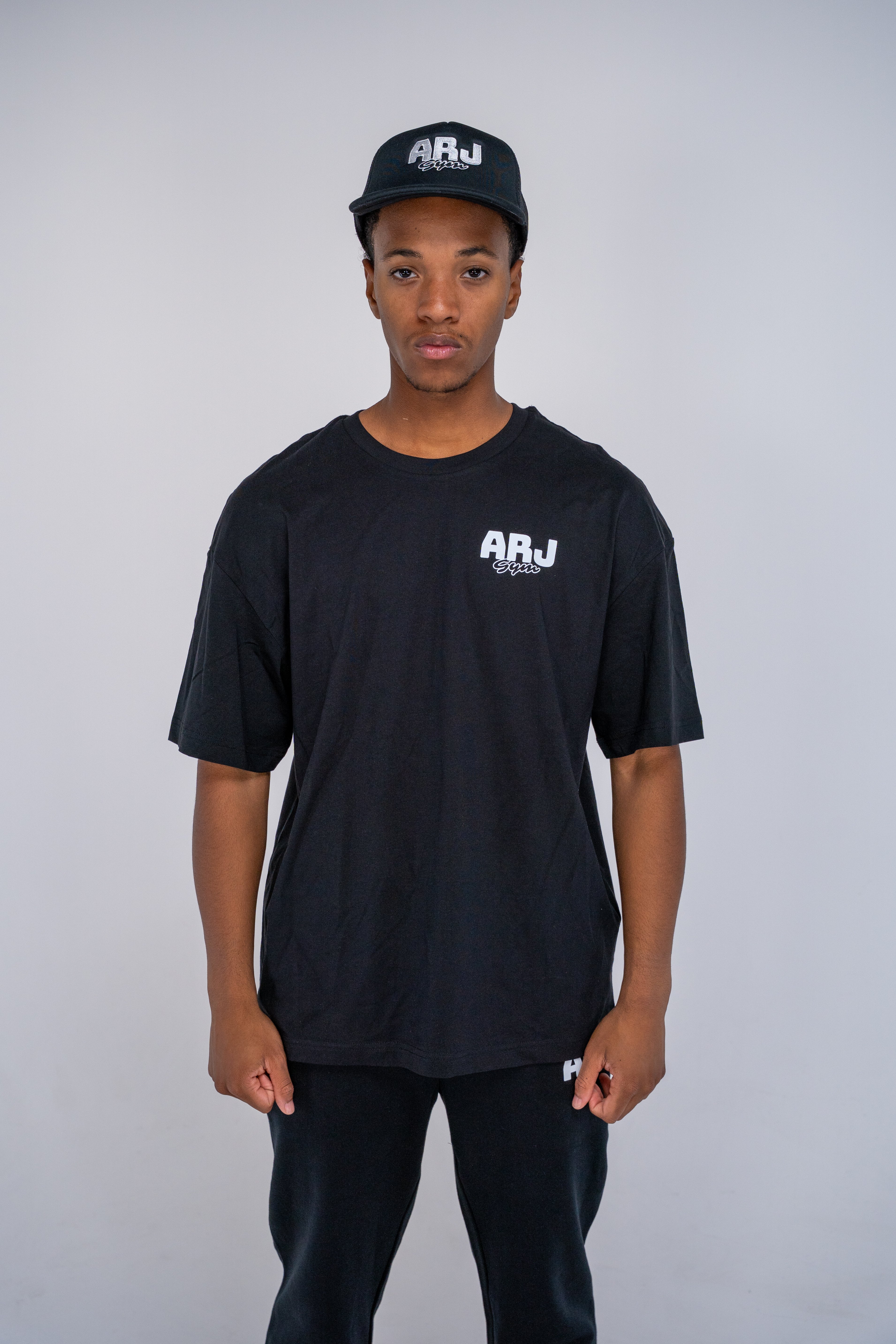 Streetwear T-shirt ARJ Zwart